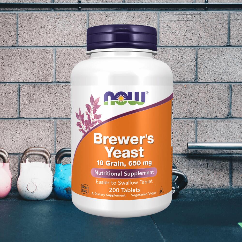 Now Foods Brewer's Yeast 650mg (200 tabs) Unflavoured 2/3