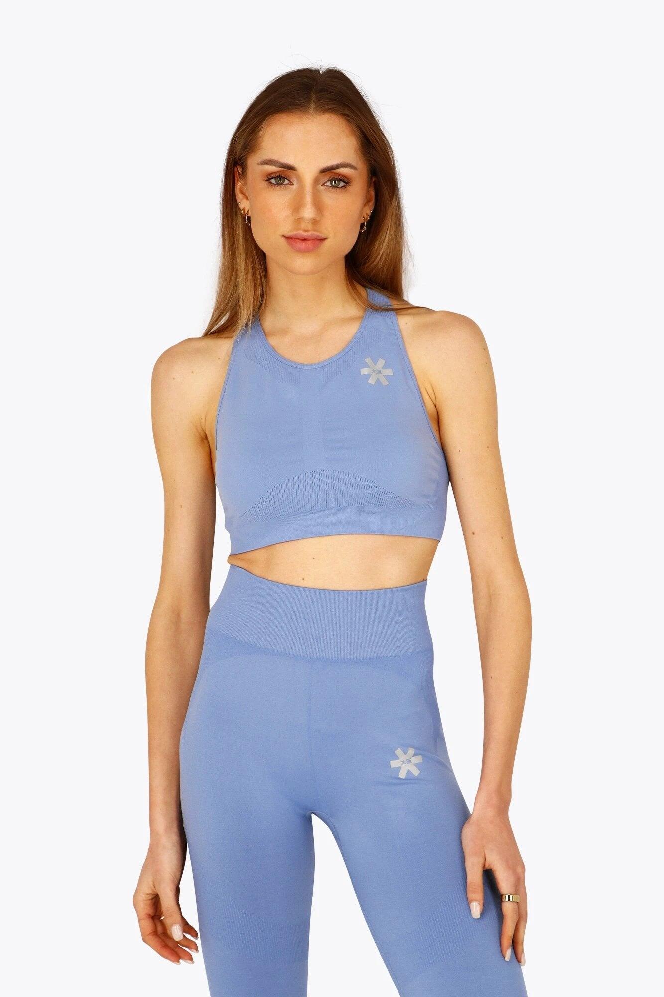 Soutien-gorge de sport technique Osaka pour femmes | Bleu Manoir 3/6