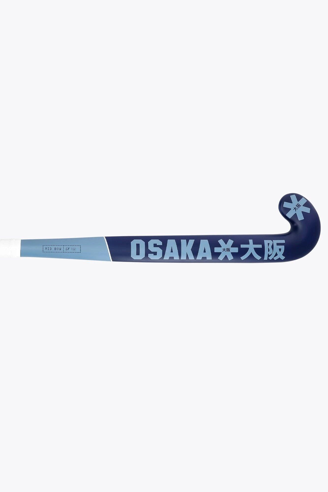 Mazza da hockey su prato Osaka Mid Bow GF | Blu navy e peonia 5/6