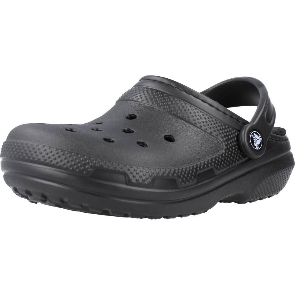 Sandały CROCS CLASSIC LINED CLOG Czarny