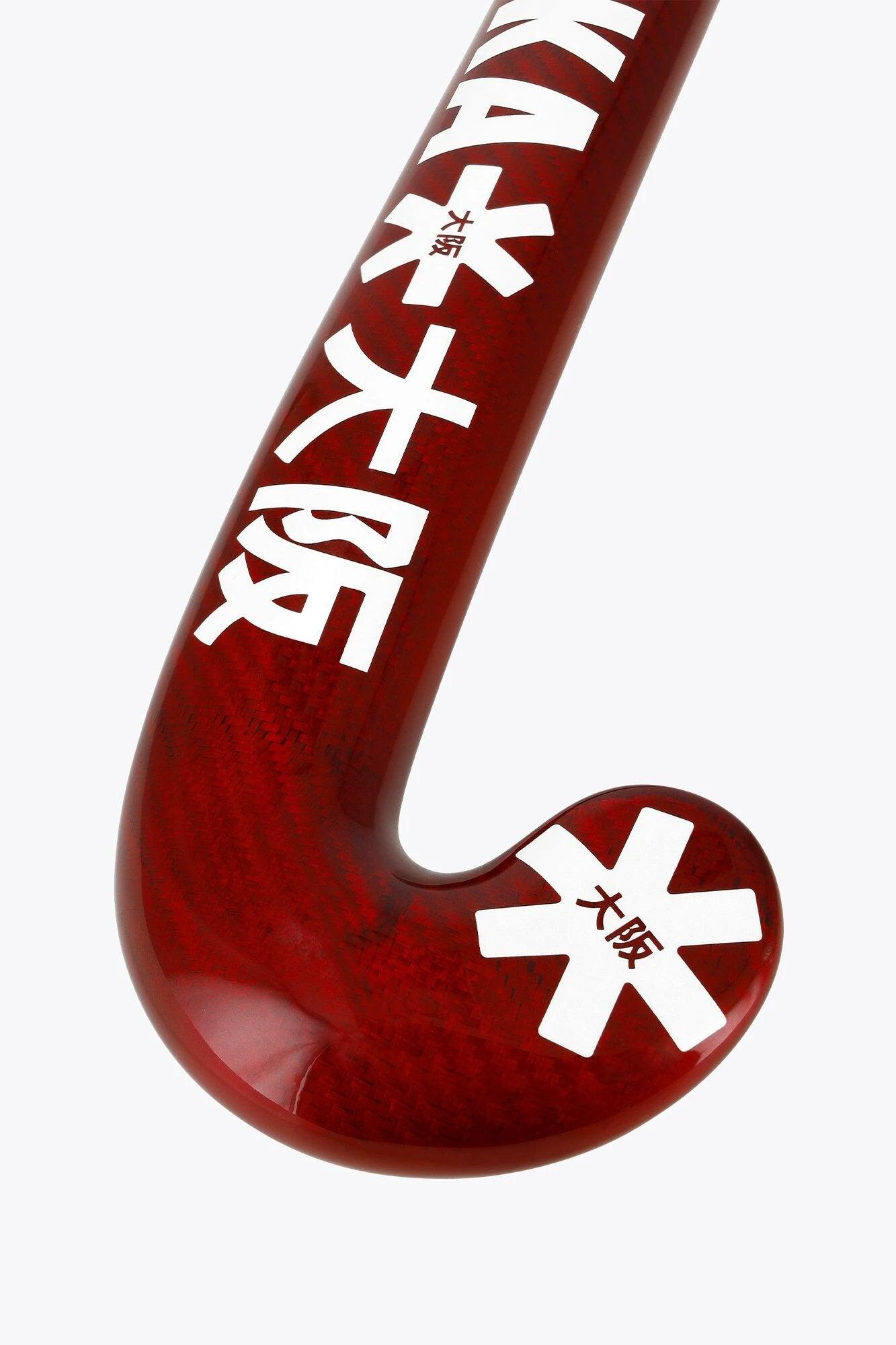 Crosse de hockey sur gazon Osaka Low Bow Advanced 70 | Rouge pompéien 3/6
