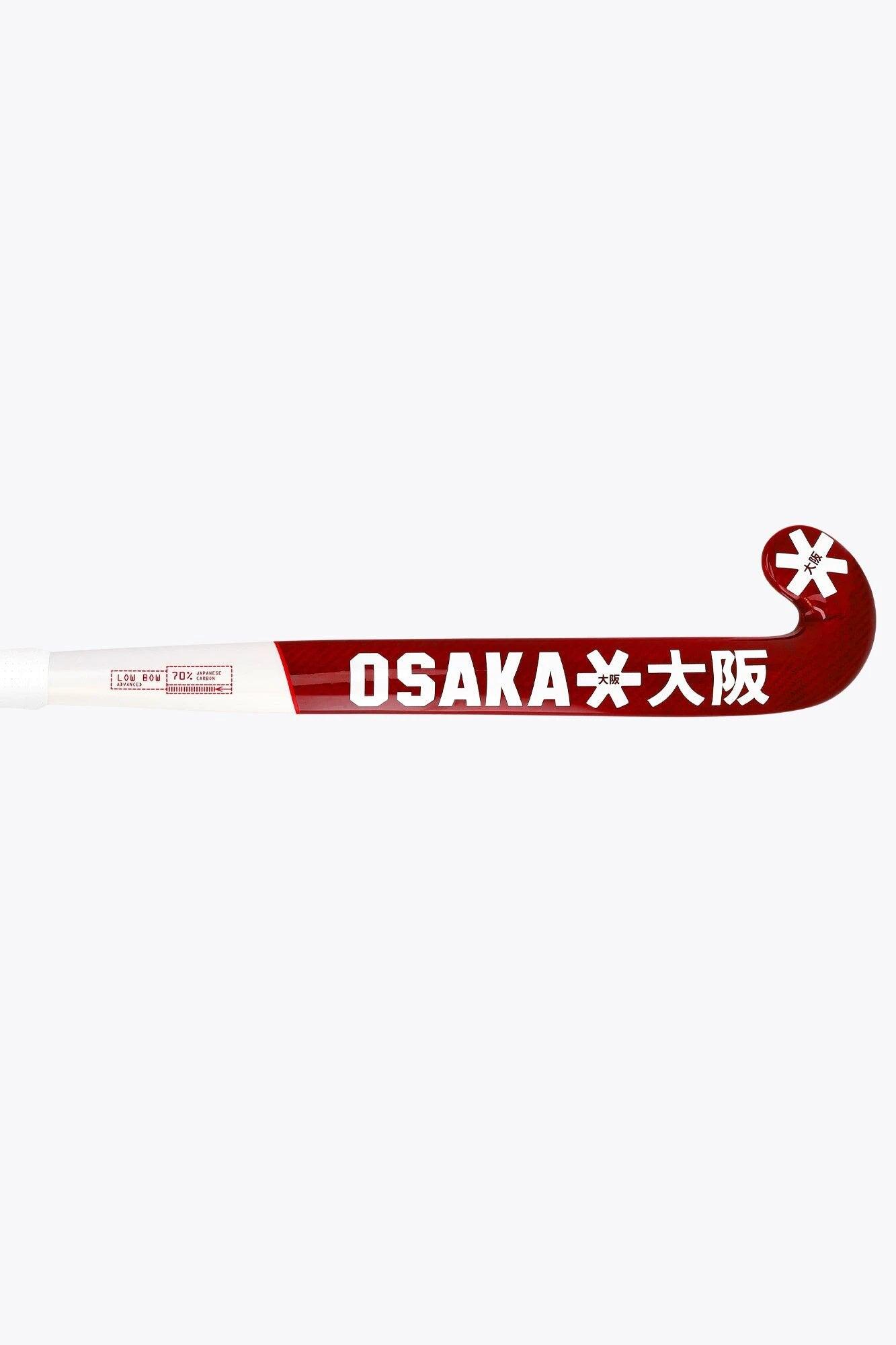 Crosse de hockey sur gazon Osaka Low Bow Advanced 70 | Rouge pompéien 5/6