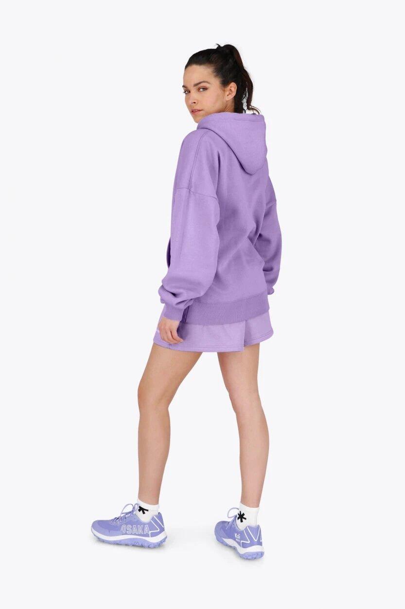 Sweat à capuche femme Osaka | Violet clair 6/6