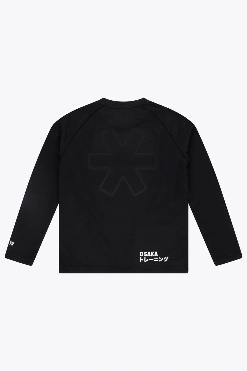 T-shirt d'entraînement à manches longues pour enfants Osaka | Noir 3/6