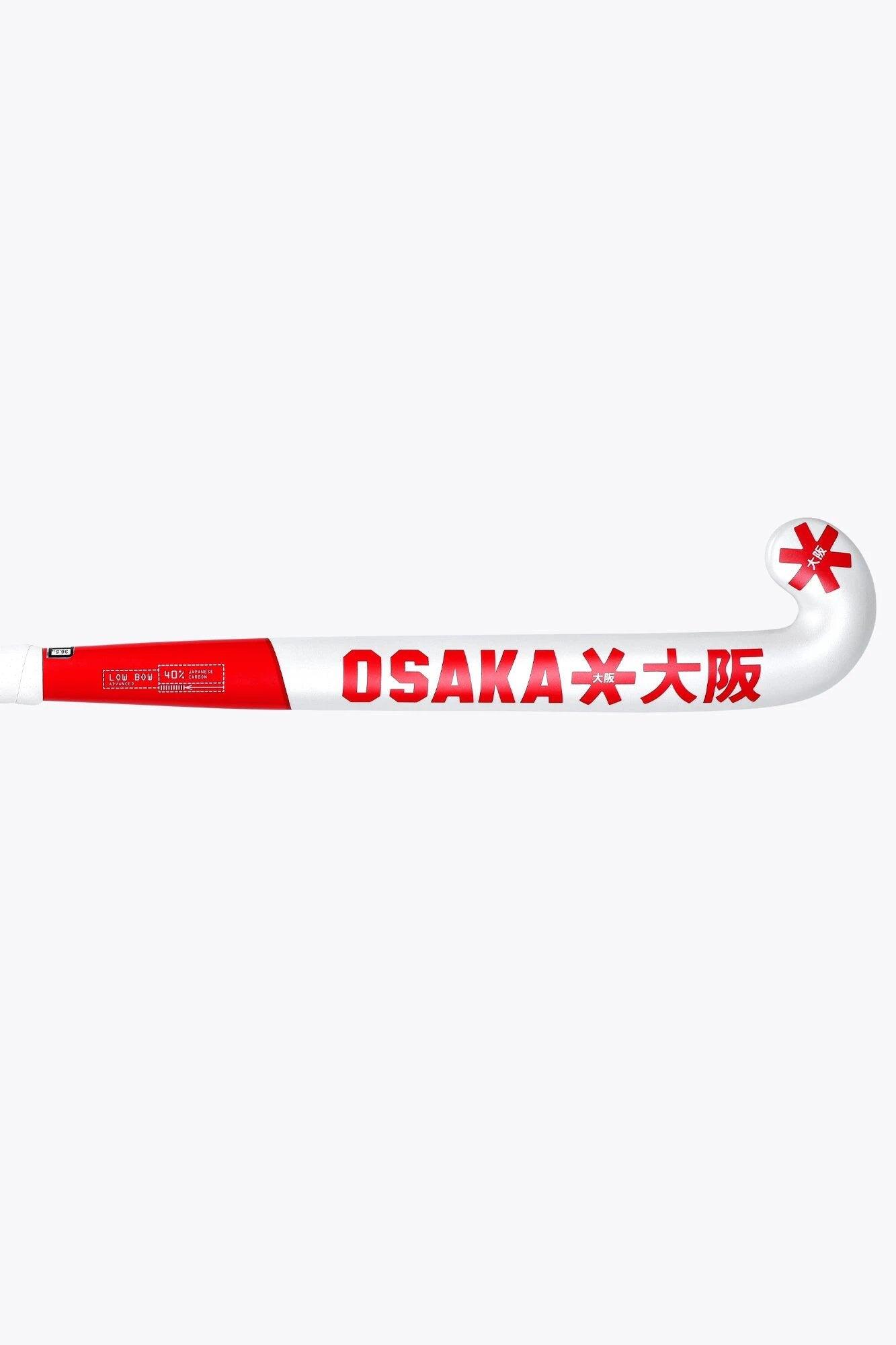 Crosse de hockey sur gazon Osaka Low Bow Advanced 40 | Rouge pompéien 5/6