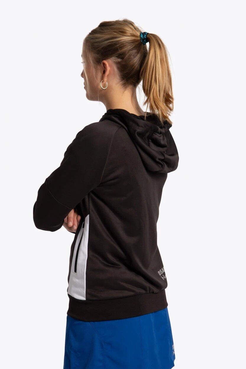 Sweat à capuche zippé d'entraînement pour femmes Osaka | Noir 3/6