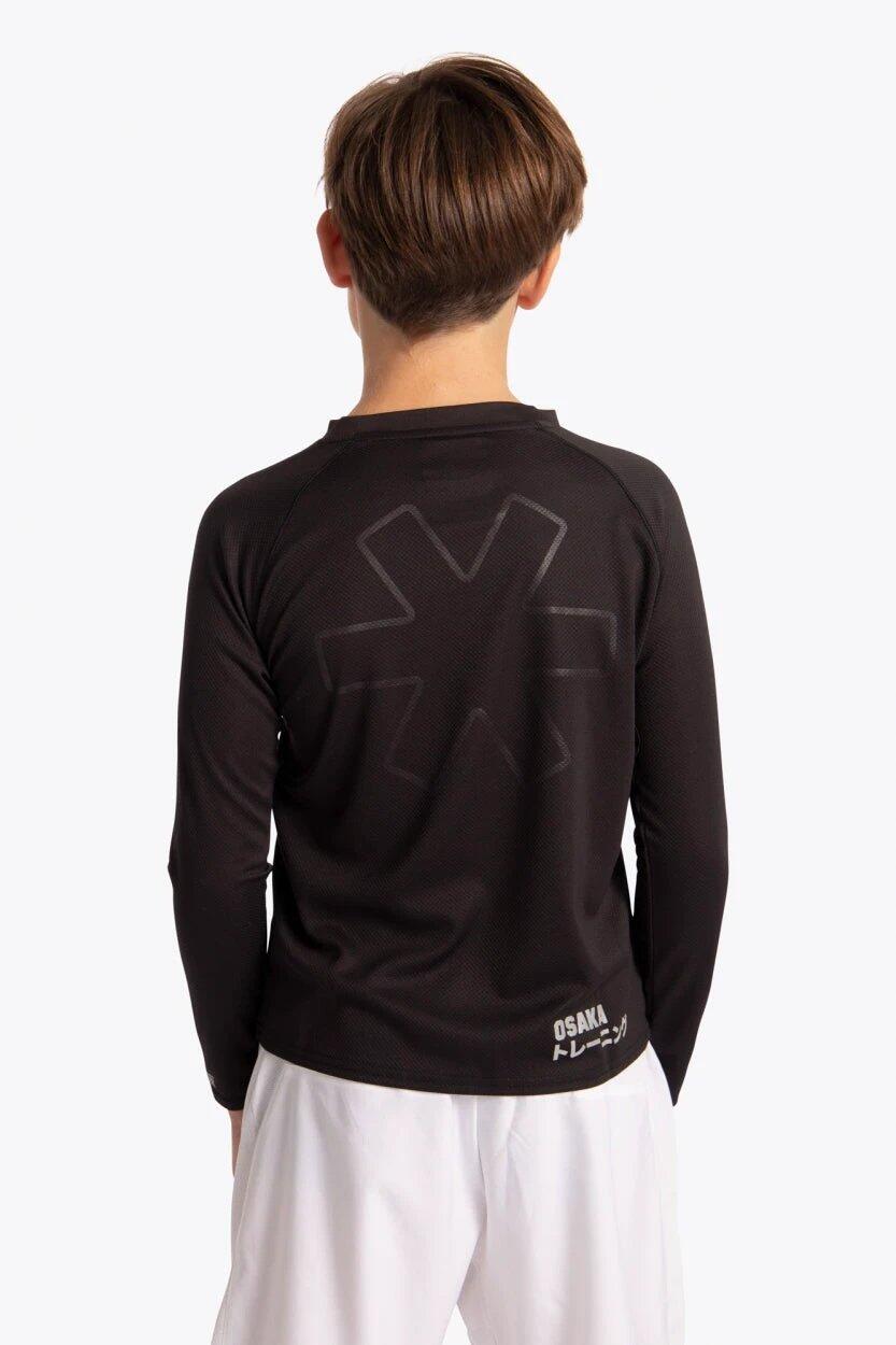 T-shirt d'entraînement à manches longues pour enfants Osaka | Noir 6/6
