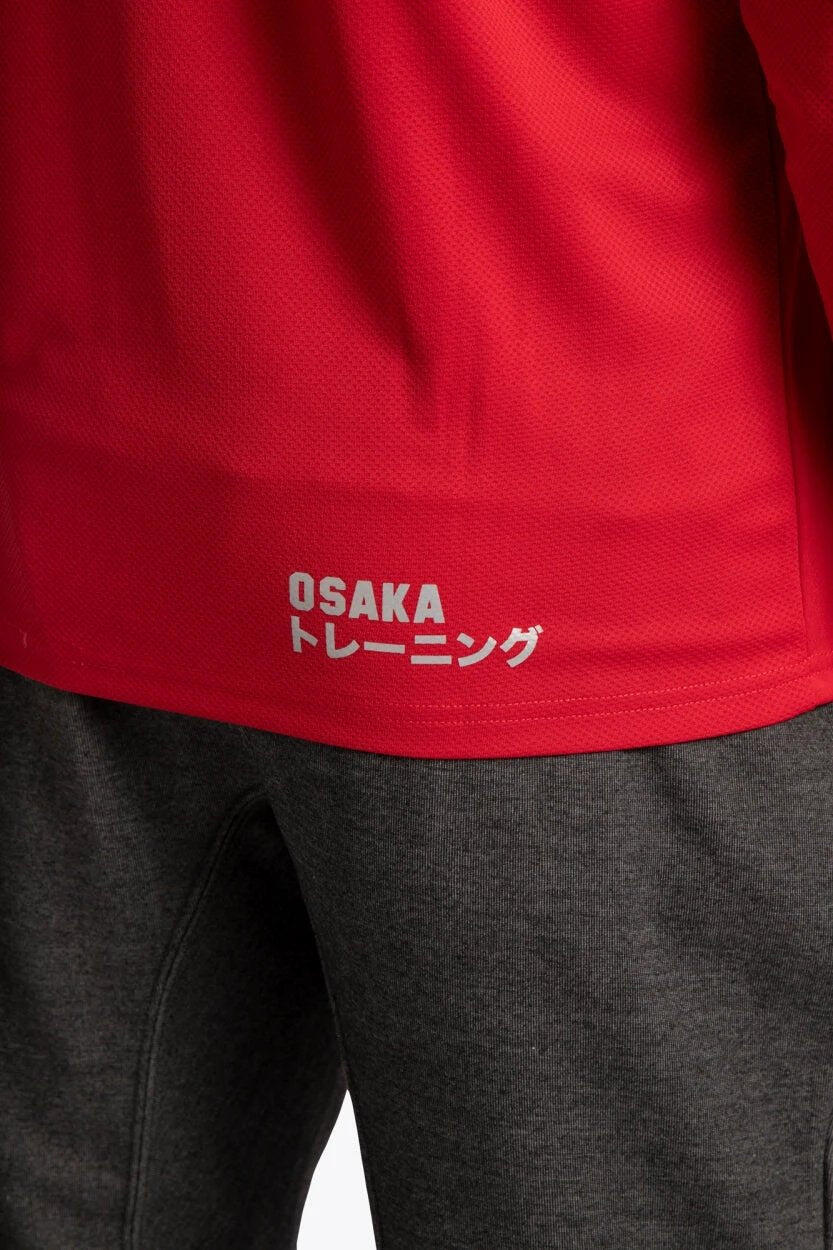 Osaka T-shirt d'entraînement à manches longues pour hommes | Rouge 6/6