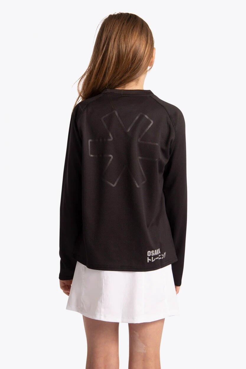 T-shirt d'entraînement à manches longues pour enfants Osaka | Noir 5/6