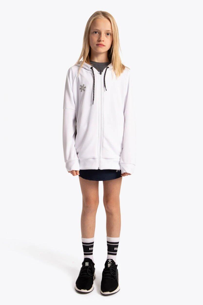 Osaka Kids Training Kapuzenpullover mit Reißverschluss | Weiß 6/6