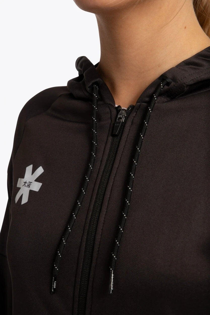 Sweat à capuche zippé d'entraînement pour femmes Osaka | Noir 6/6