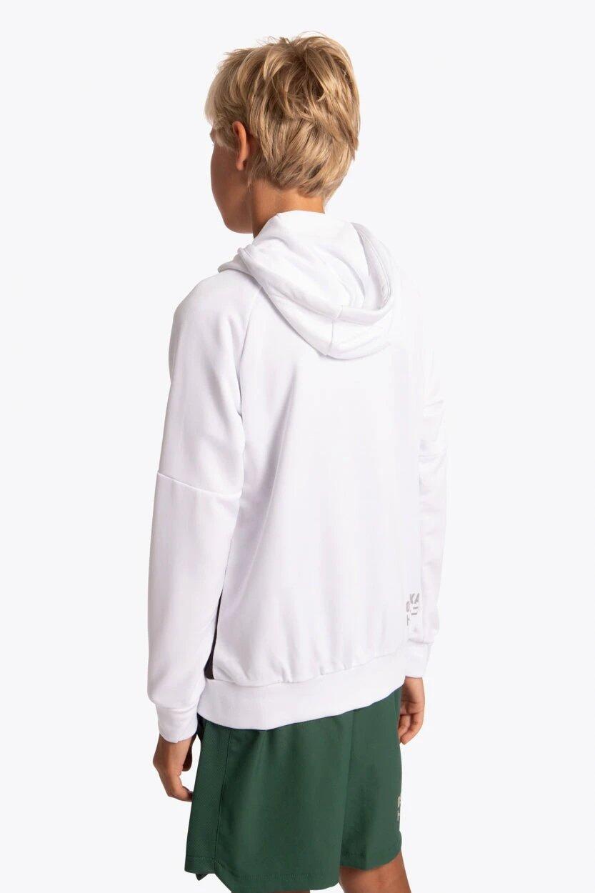 Osaka Kids Training Kapuzenpullover mit Reißverschluss | Weiß 4/6