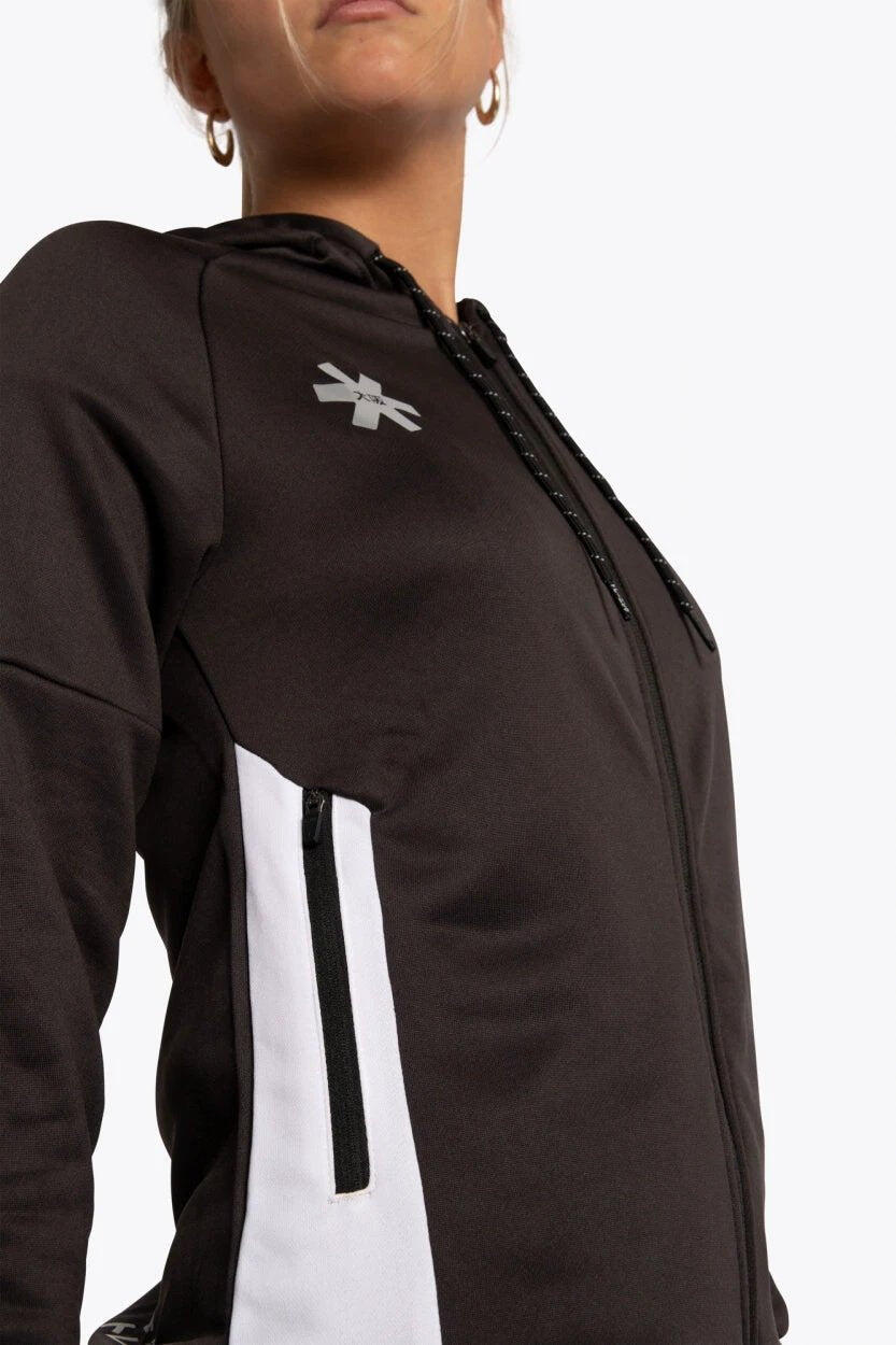 Sweat à capuche zippé d'entraînement pour femmes Osaka | Noir 5/6