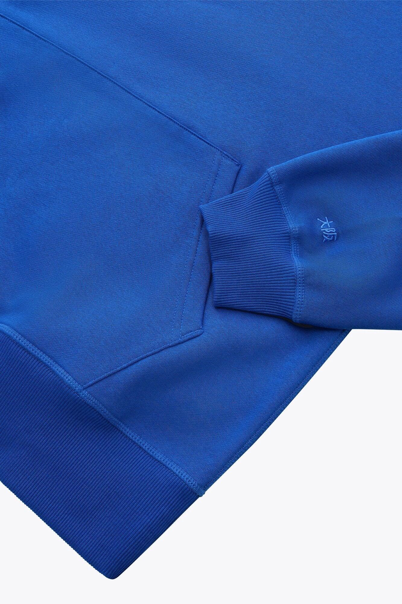 Sweat à capuche unisexe Osaka Basic | Bleu roi 5/6