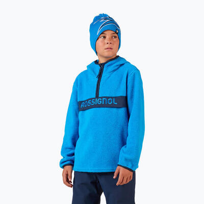 Kinder fleece met capuchon rossignol alltrack