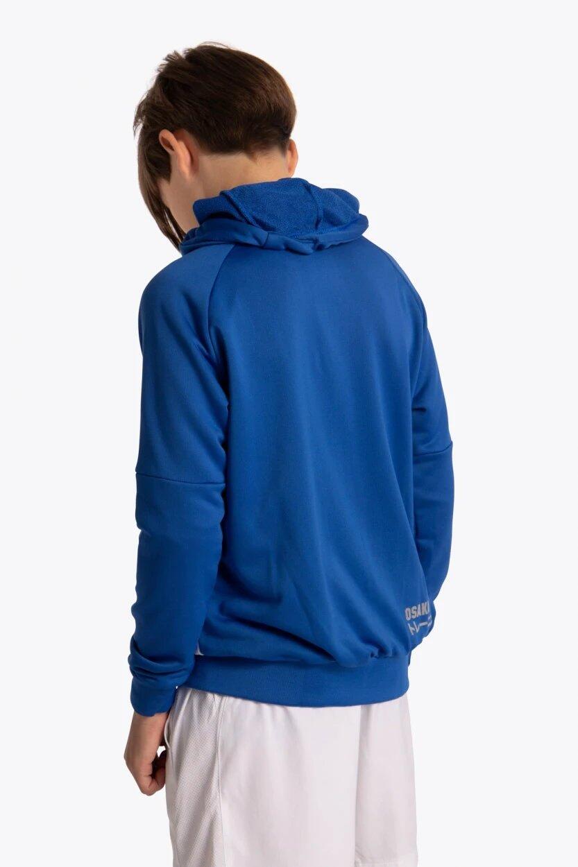 Sudadera con capucha y cremallera de entrenamiento Osaka para niños | azul real 3/6