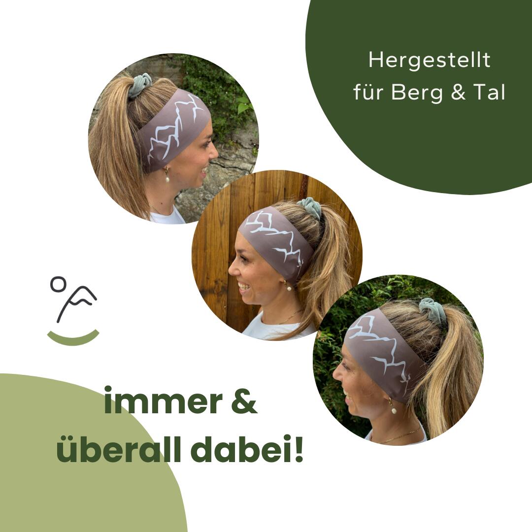 Bergwelten Stirnband: Atmungsaktiv & rutschfest | Ideal für Sport & Alltag 3/7