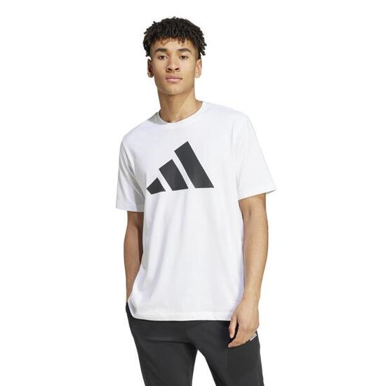 ADIDAS t-shirt homme Graphic coton blanc, col rond, manches courtes
