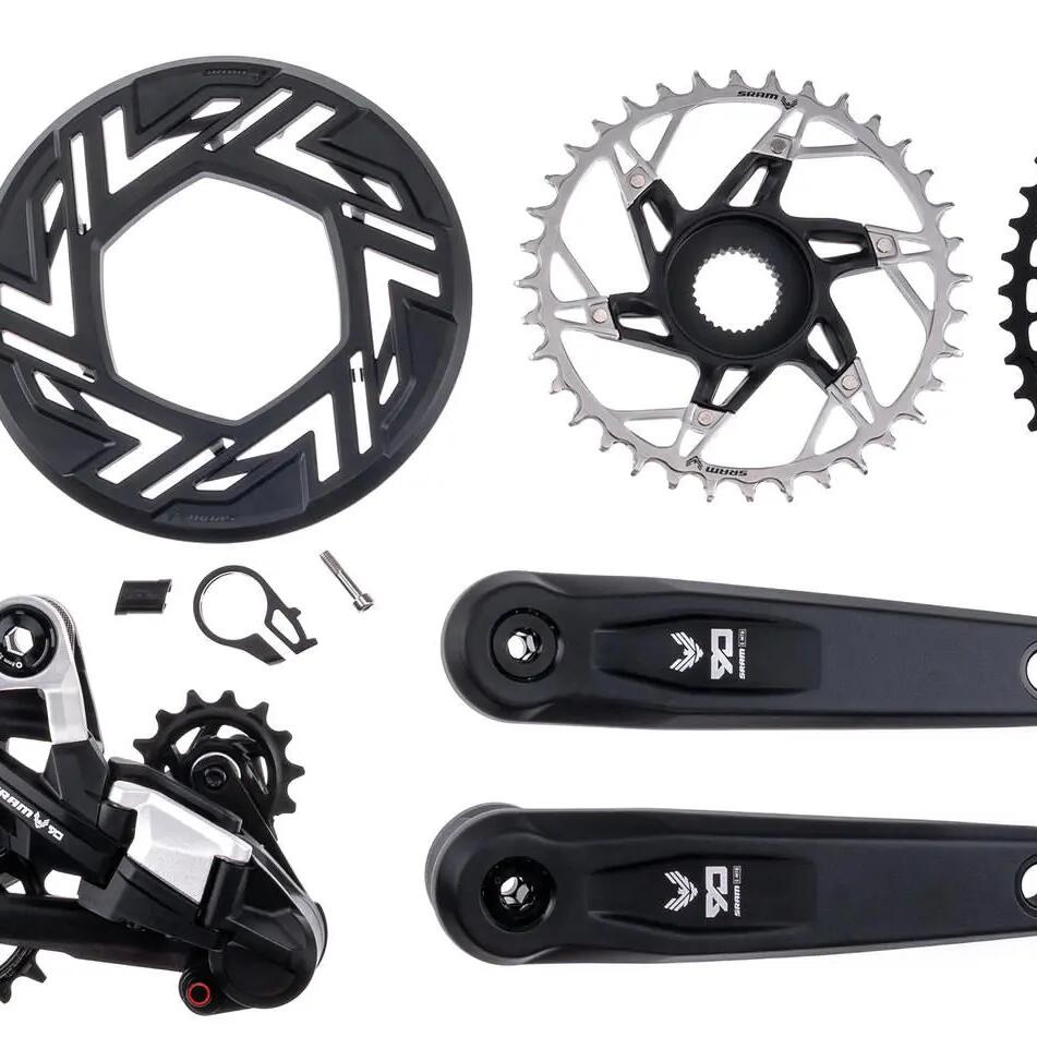 SRAM Eagle 90 Transmission e-Bike groupset with 10-52T cassette and 160 mm crank