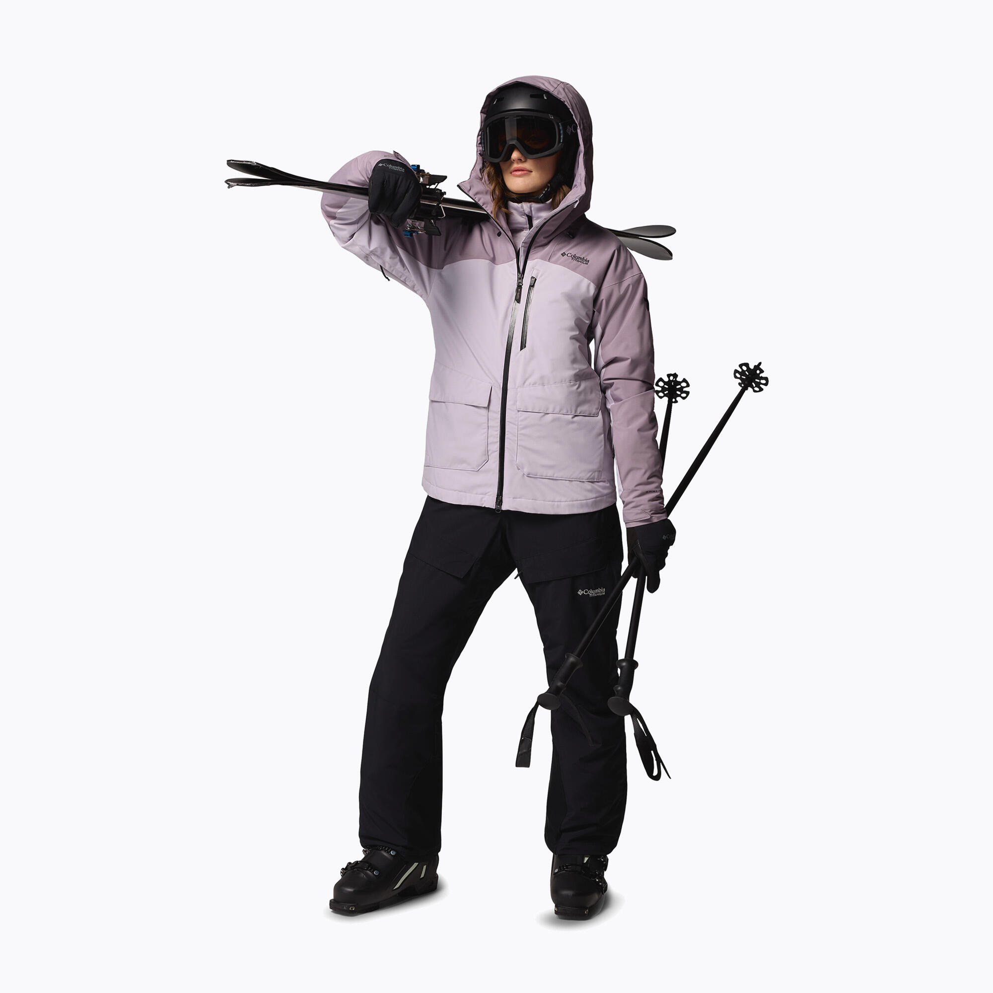 Veste de ski femme Columbia Highland Summit III isolée 2/5