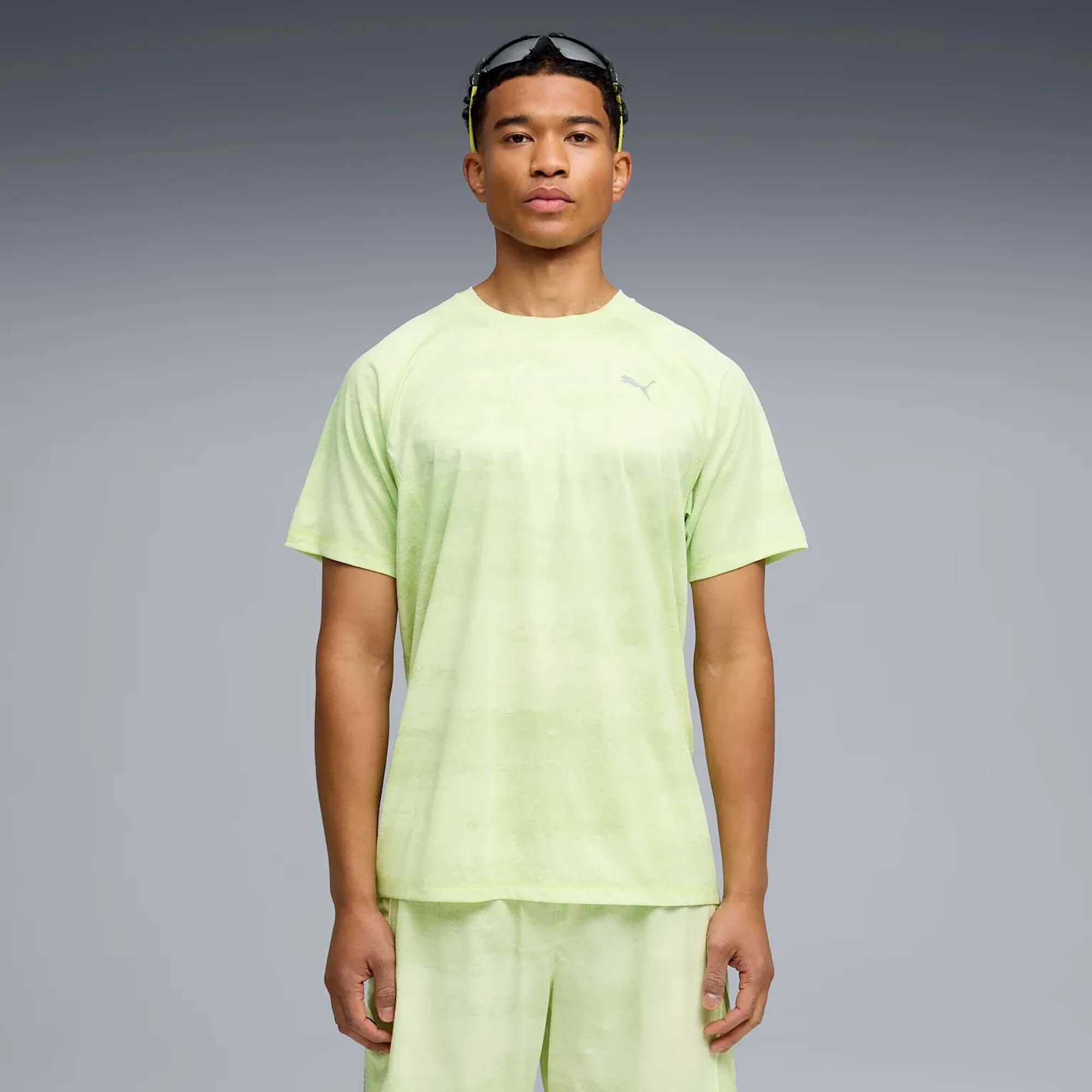 T-Shirt Puma M Run Velocity Aop Tee Volwassenen 2/4