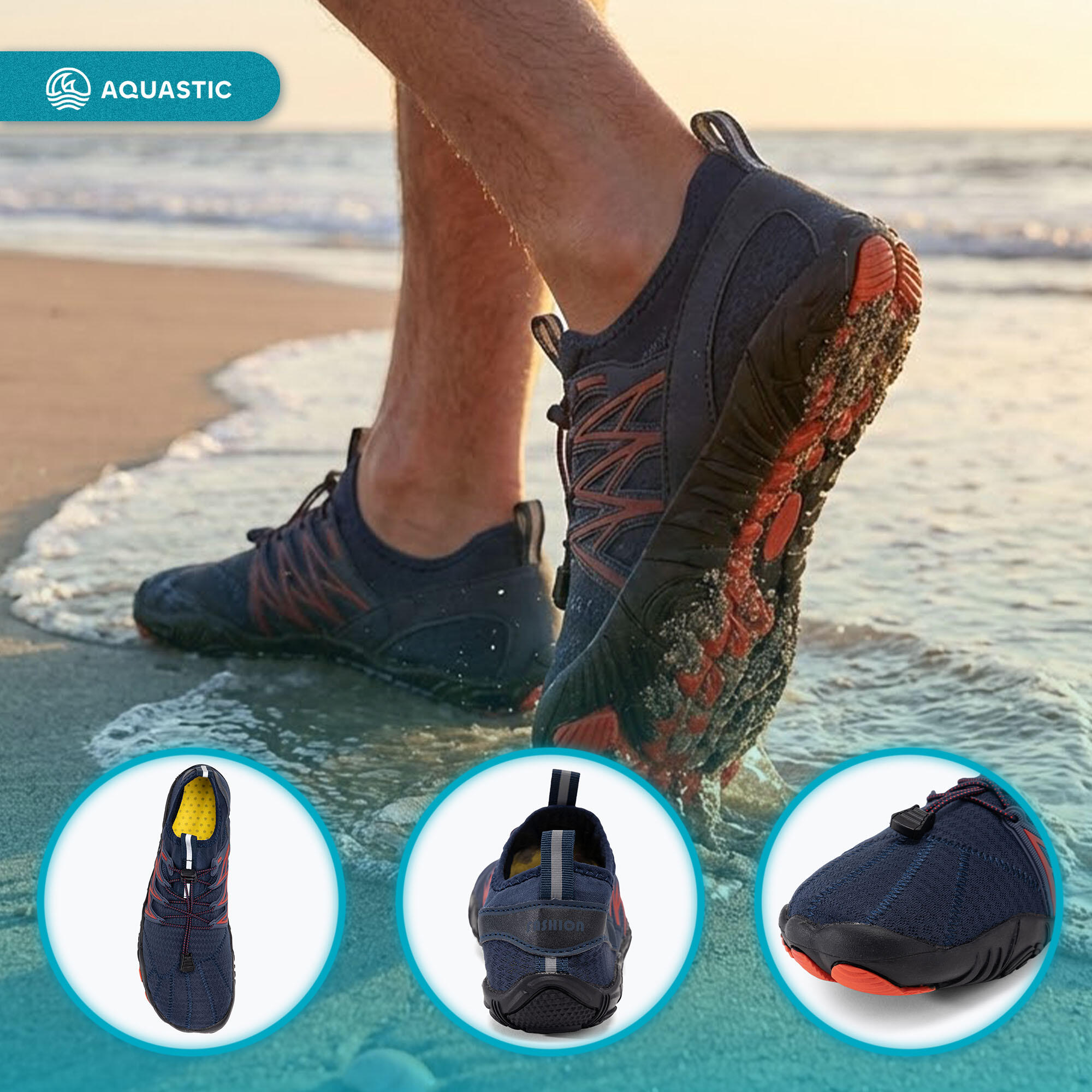 AQUASTIC Broome waterschoenen 3/7
