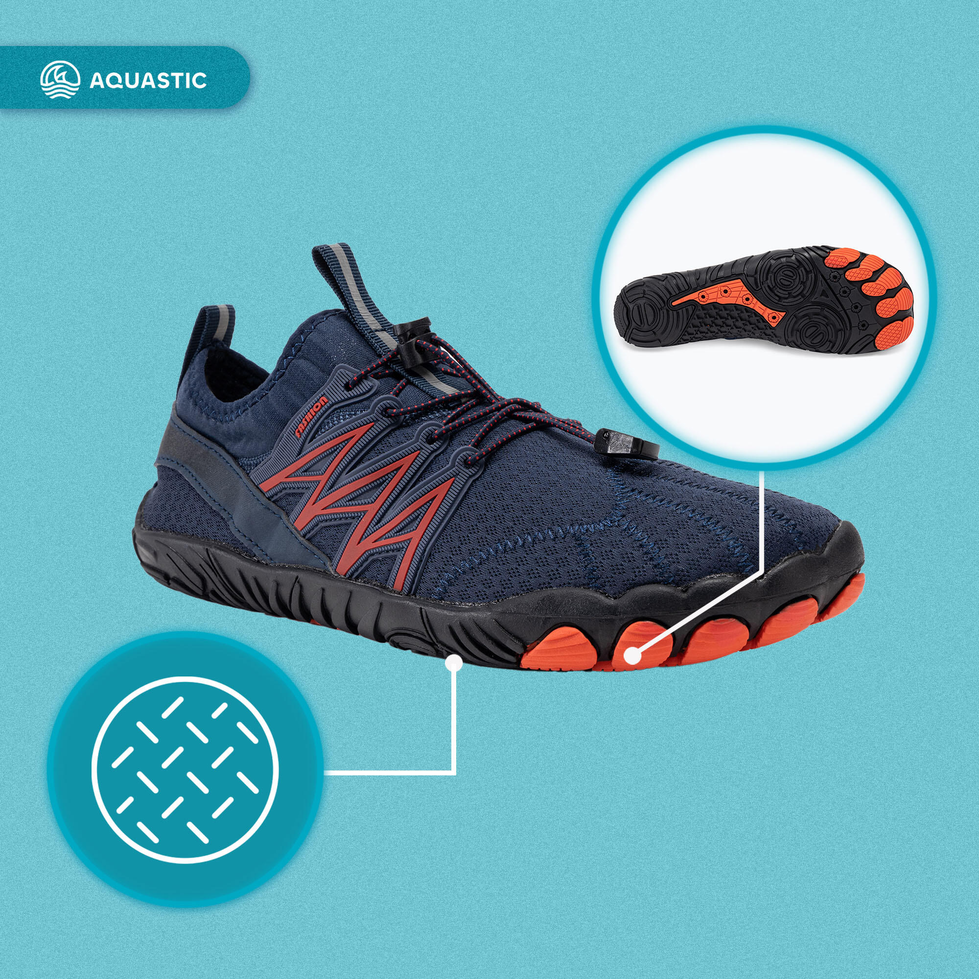AQUASTIC Broome waterschoenen 5/7