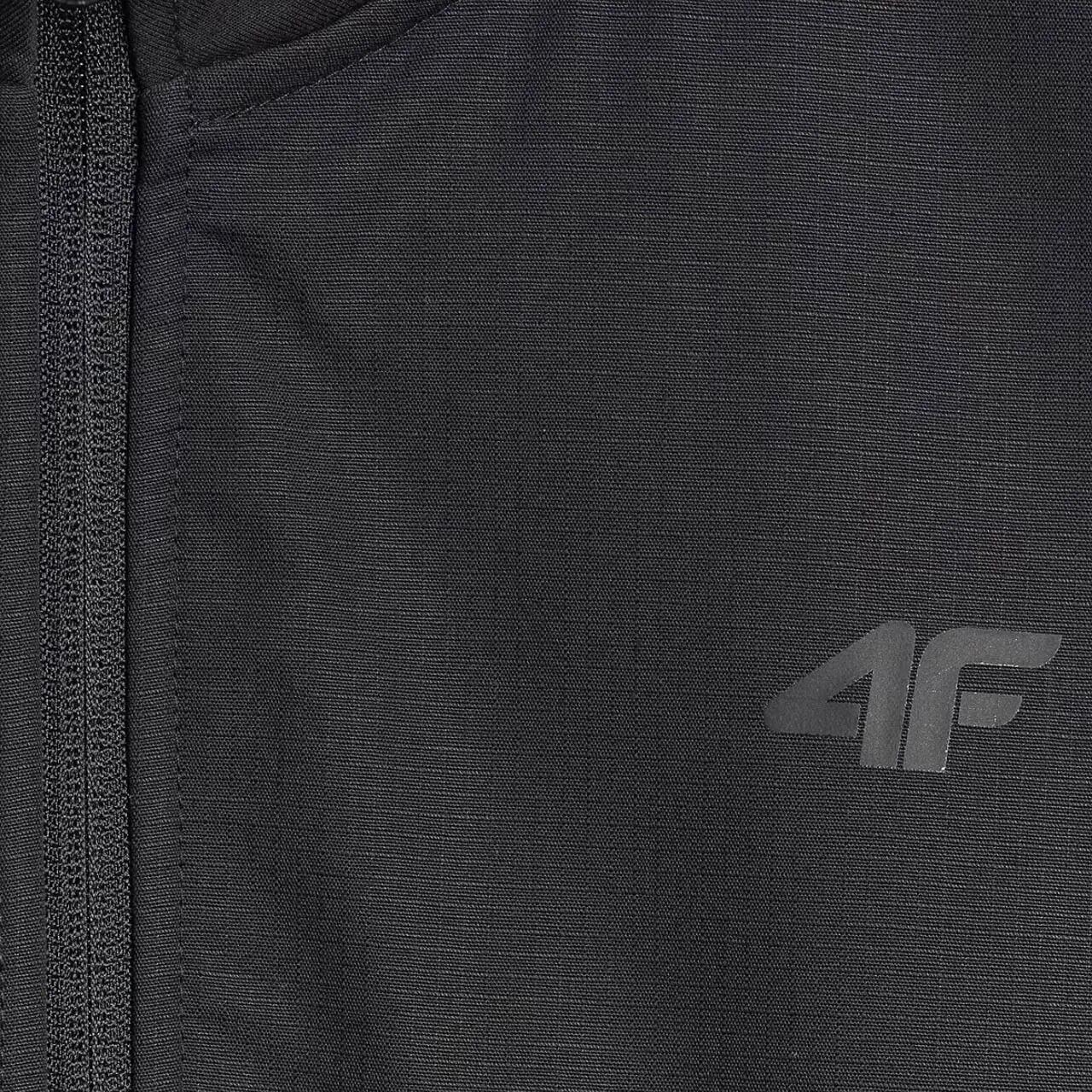 Herren-Sweatshirt 4F mit halbem Reißverschluss Interlock TSWSM1947 Farbe Schwarz 6/10