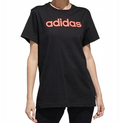 Dames t-shirt adidas essentials linear loose tee