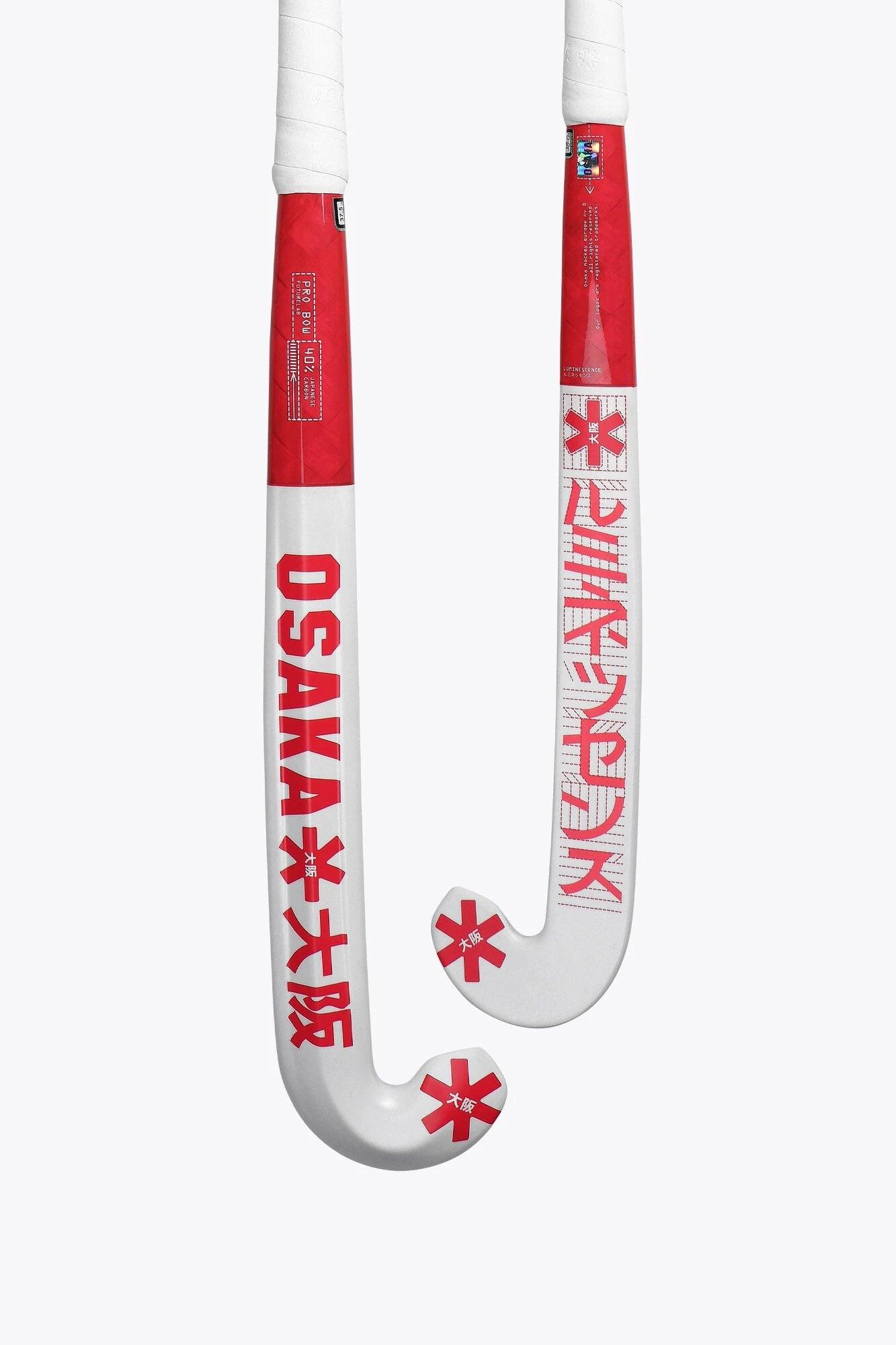 Crosse de hockey sur gazon Osaka Pro Bow 40 - Futurelab | Neon Flare 1/6