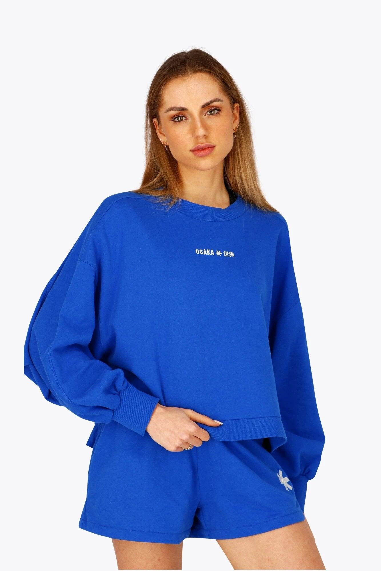 Pull court Osaka pour femmes | Bleu Princesse 3/6