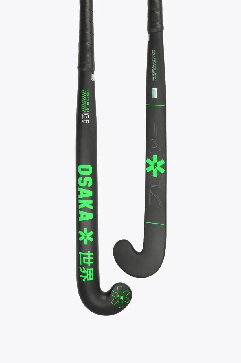 Mazza da hockey su prato Osaka Pro Tour GF - Grow Bow | Nero iconico 2/6