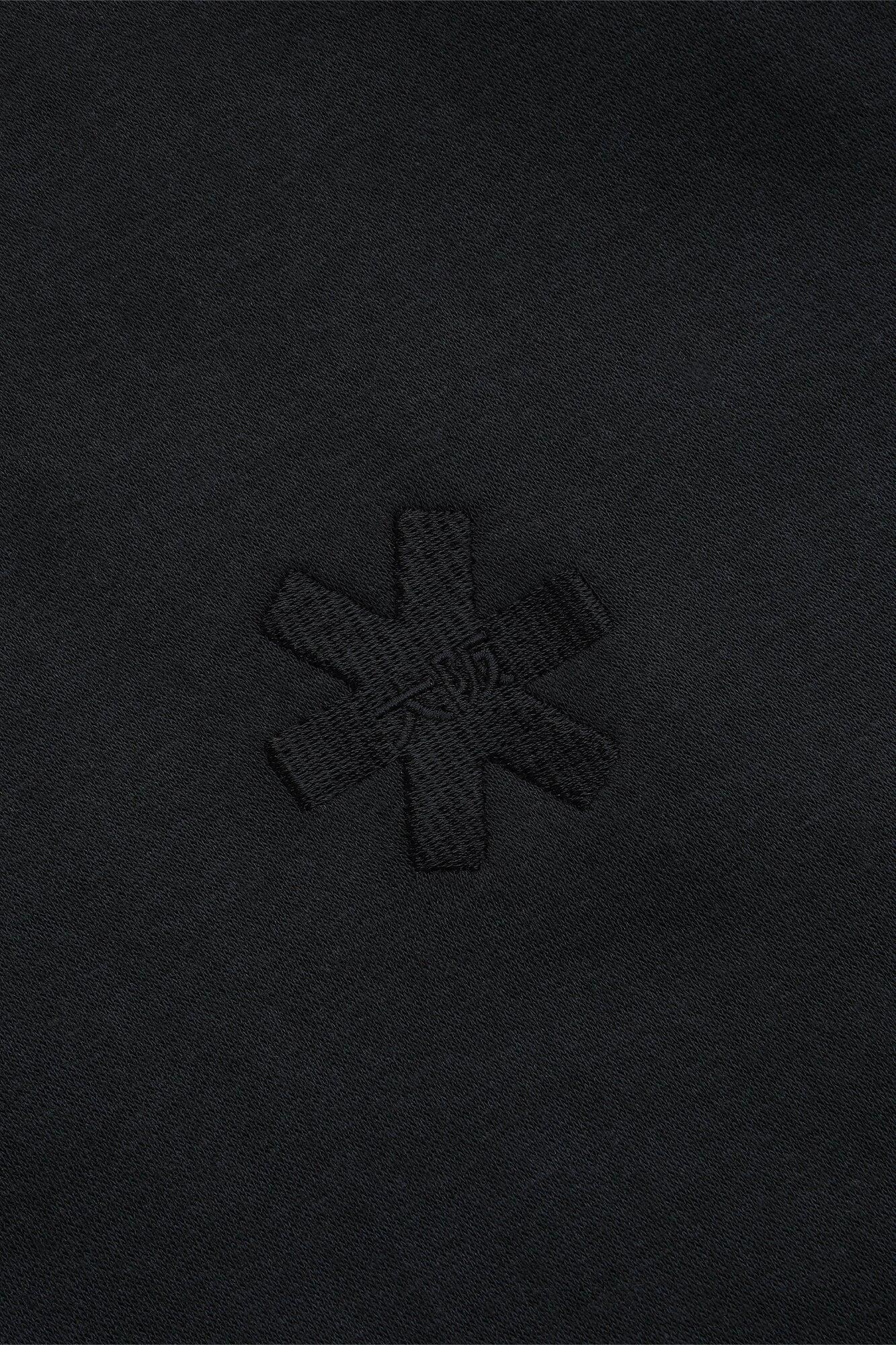 Sudadera con capucha unisex Osaka básica | Negro 6/6