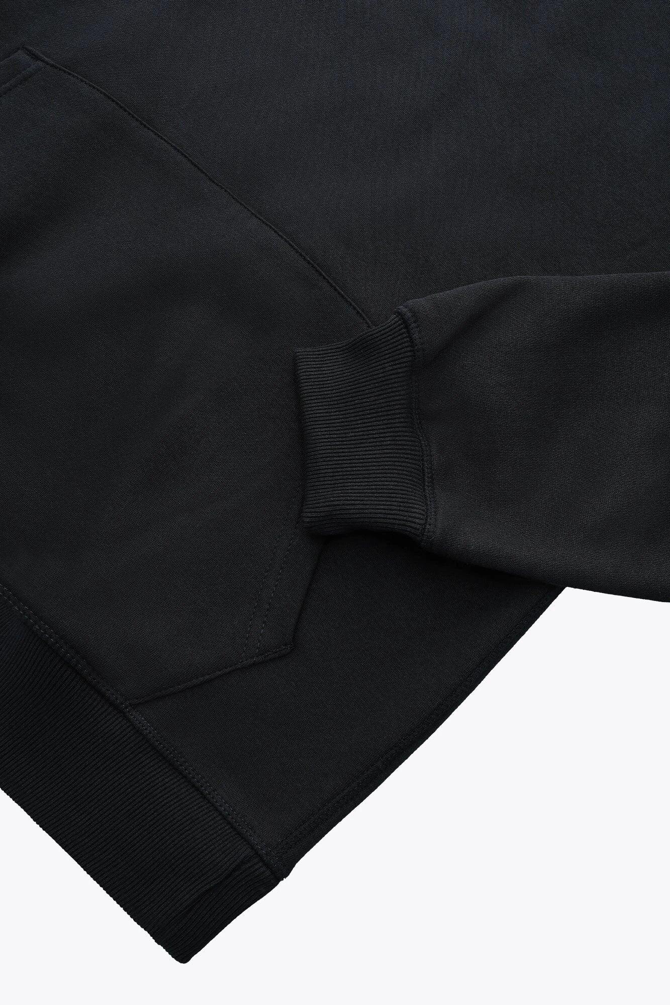 Sudadera con capucha unisex Osaka básica | Negro 5/6