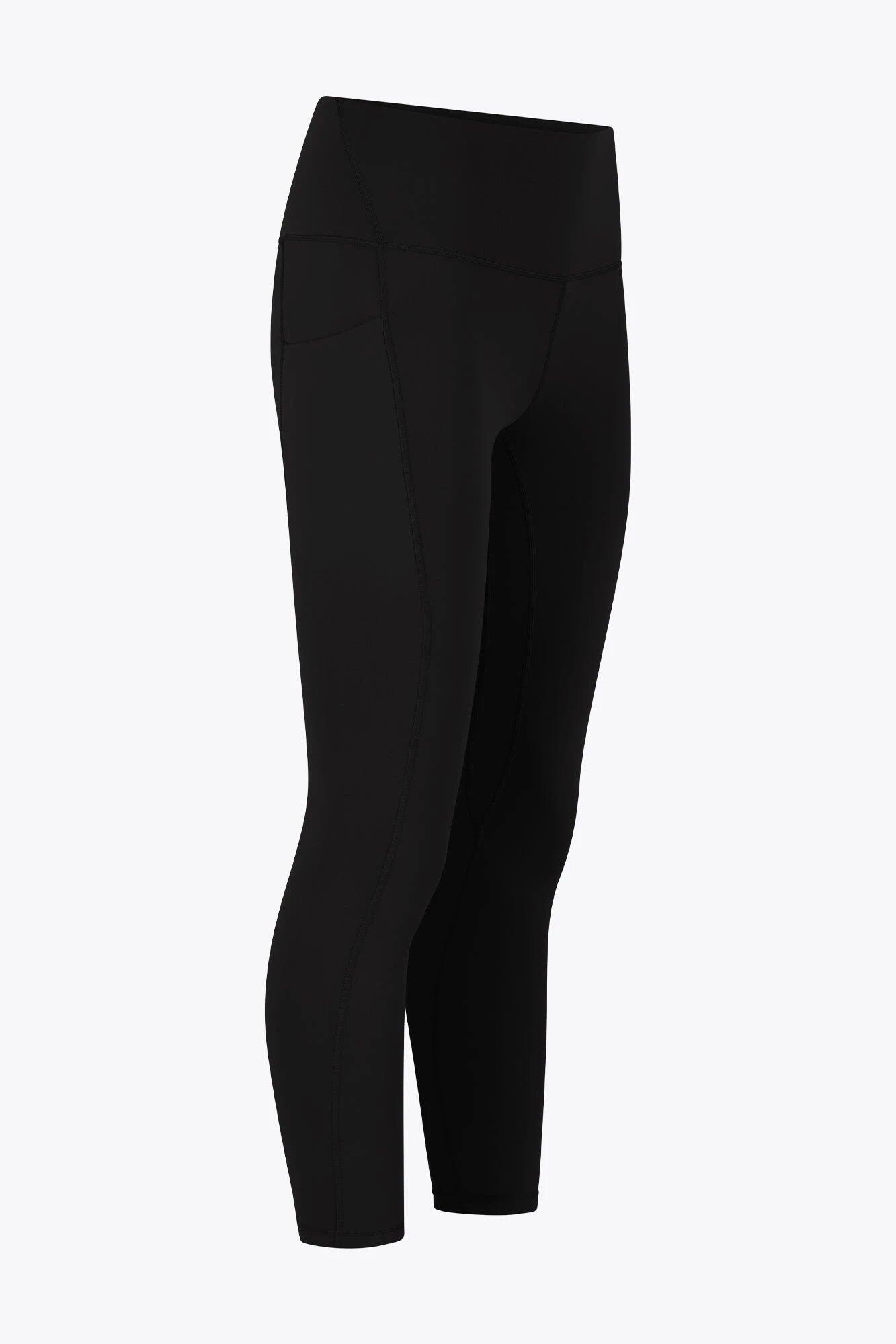 Osaka Damen Leggings mit Seitentasche | Schwarz 3/6