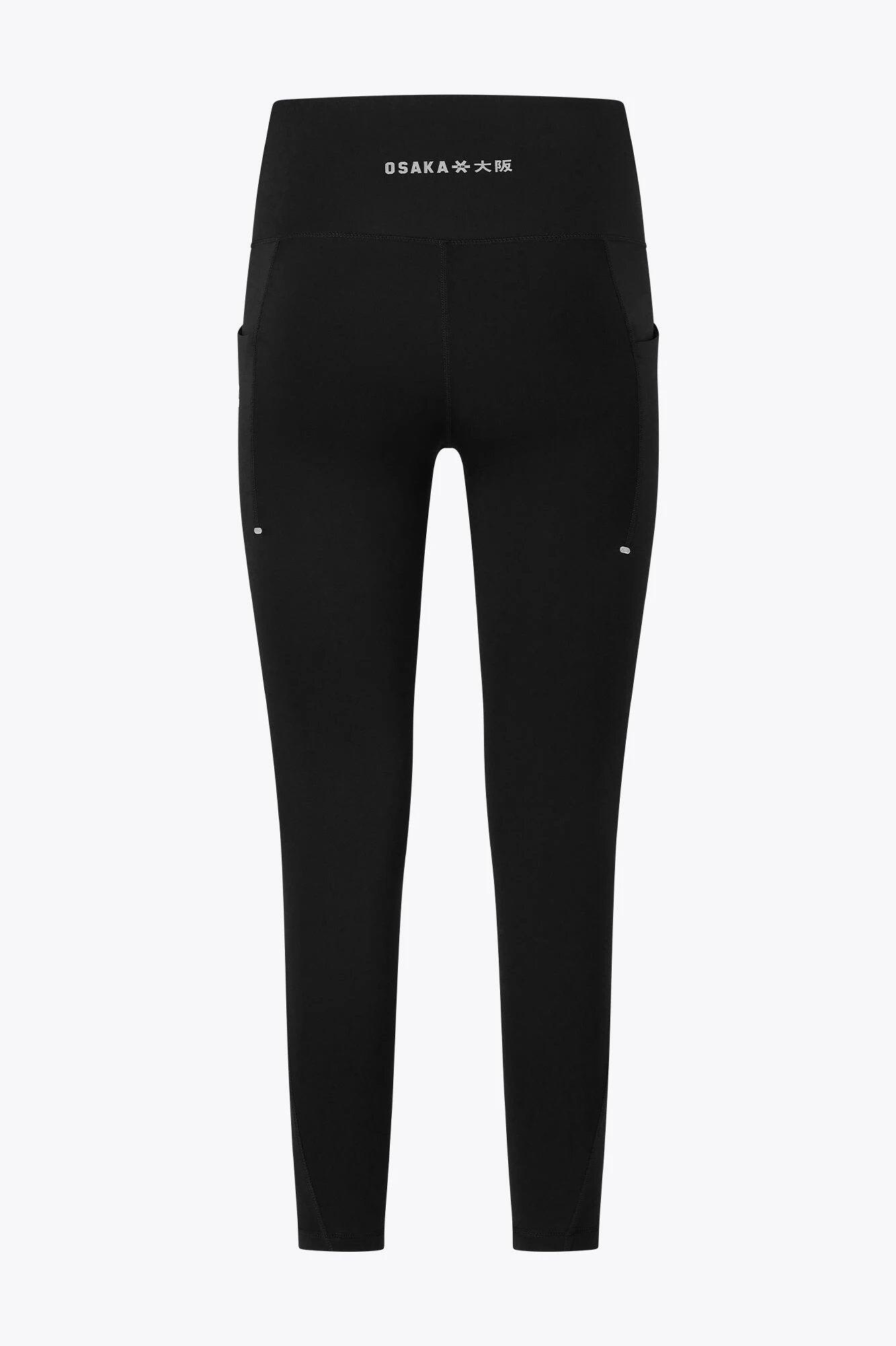 Osaka Damen Leggings mit Seitentasche | Schwarz 4/6