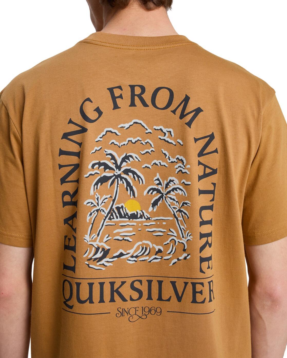T-Shirt à manches courtes EVO LEARNING FROM NATURE Marron Homme 2/4