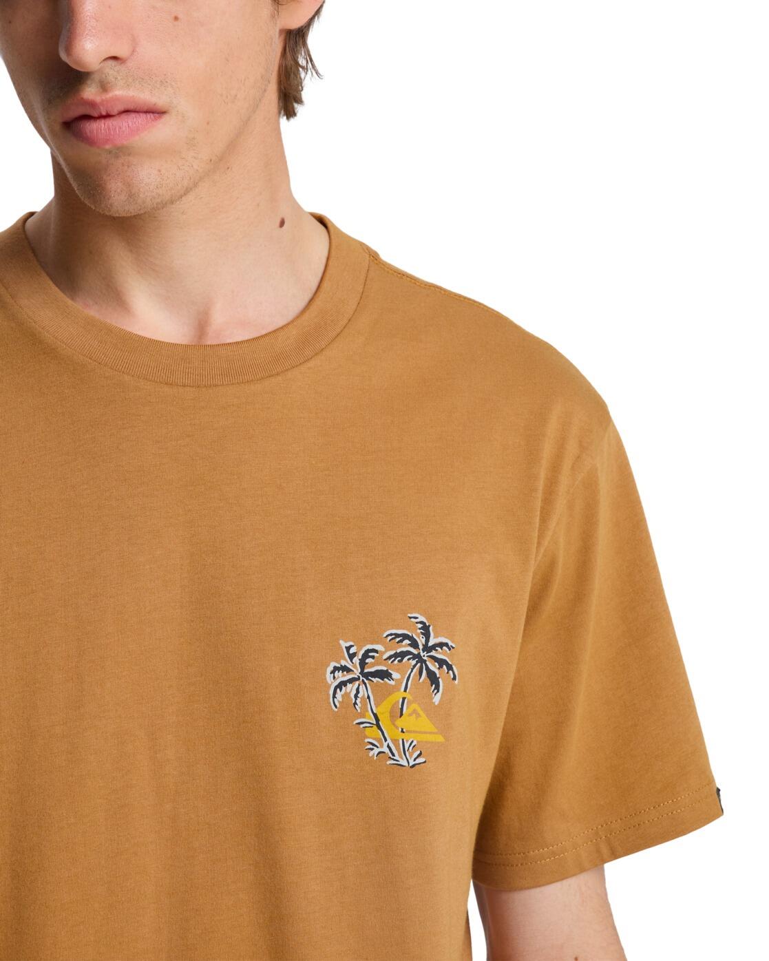 T-Shirt à manches courtes EVO LEARNING FROM NATURE Marron Homme 4/4