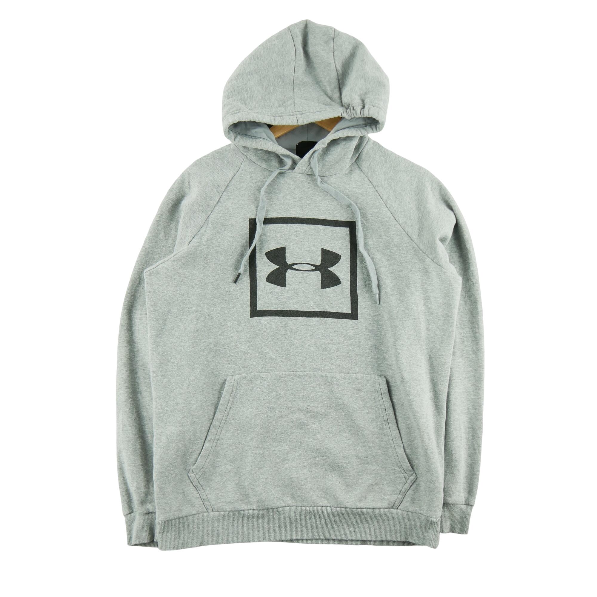 UNDER ARMOUR Reconditionné - Sweat à capuche Homme Gris - Bon État
