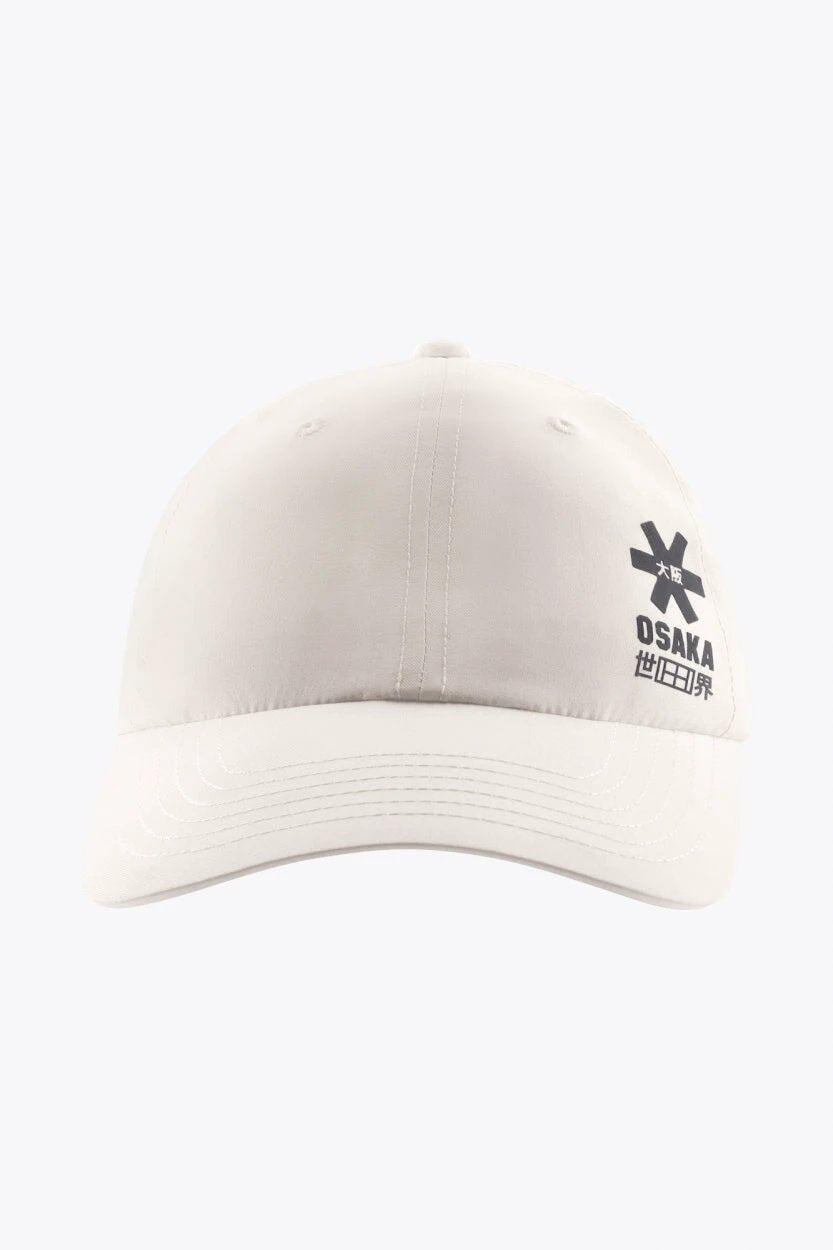 Gorra de béisbol deportiva Osaka suave | Blanco 3/4