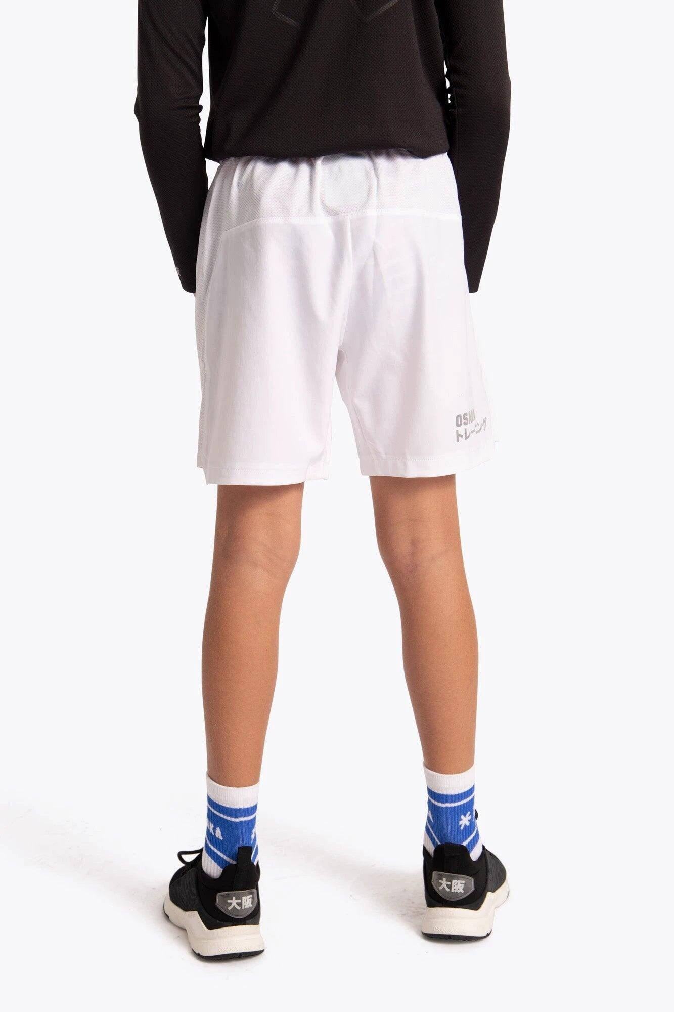 Pantalón corto de entrenamiento Osaka para niños | Blanco 5/6