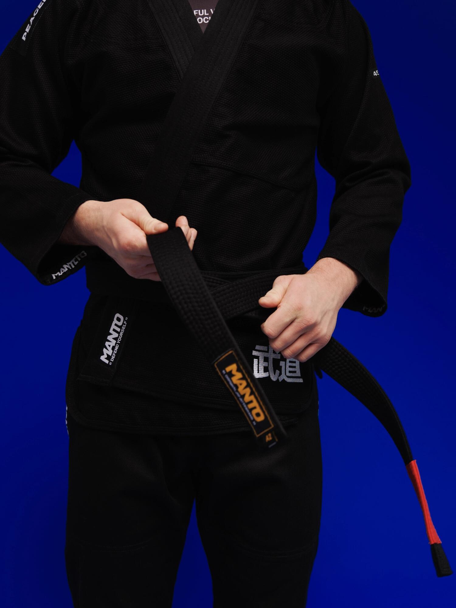 MANTO "SOCIETY" BJJ Gi czarne 3/7