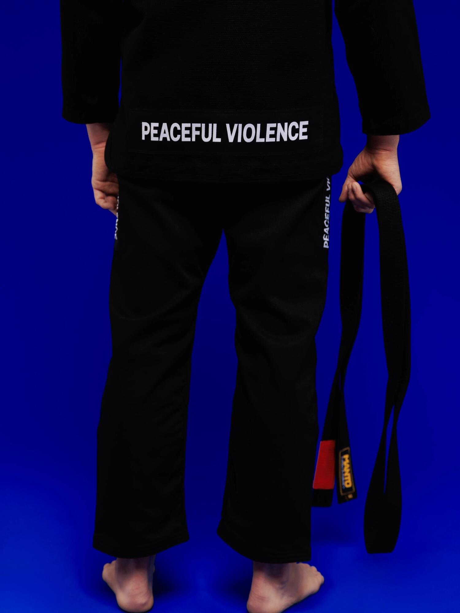 MANTO "SOCIETY" BJJ Gi czarne 4/7