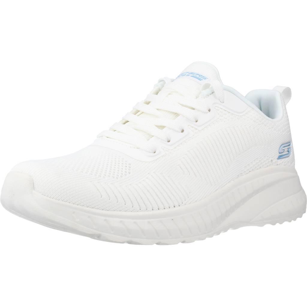 Baskets Femme Baskets Skechers BOBS SQUAD CHAOS - FACE O Blanc Blanc Skechers