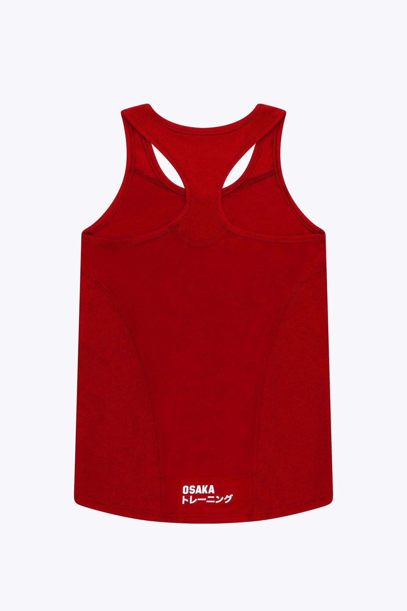 Débardeur femme Osaka | Rouge 3/4
