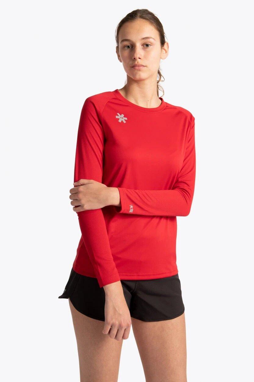 T-shirt d'entraînement à manches longues pour femmes Osaka | Rouge 4/6