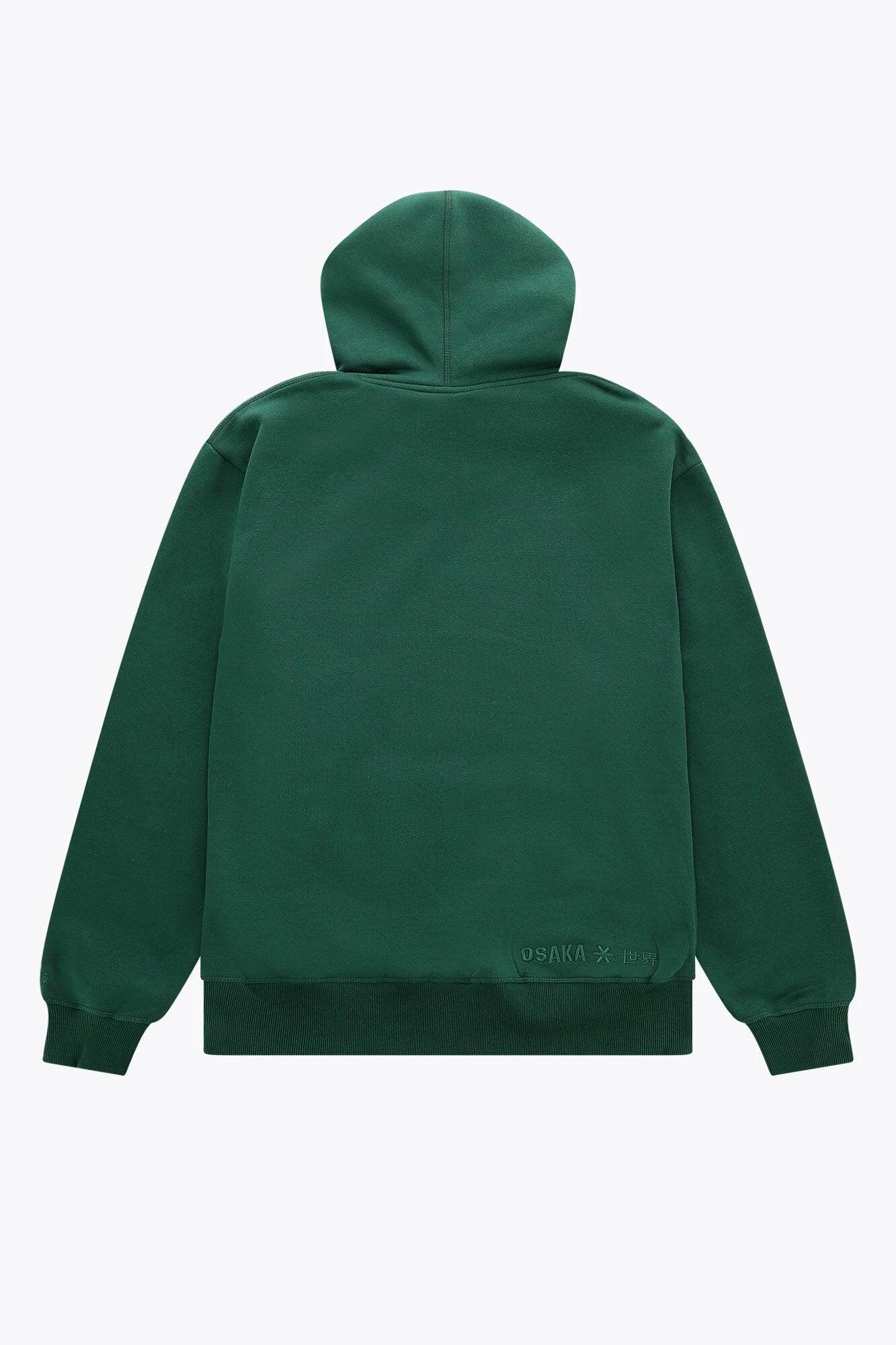 Sudadera con capucha unisex Osaka básica | verde oscuro 3/6