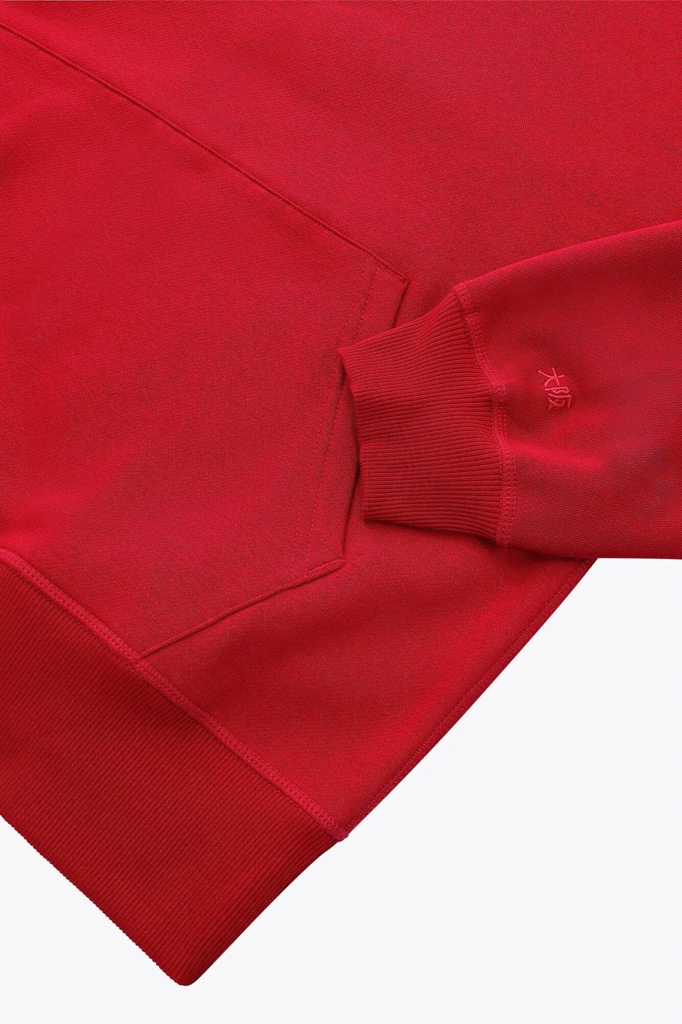 Sweat à capuche unisexe Osaka Basic | Rouge 5/6
