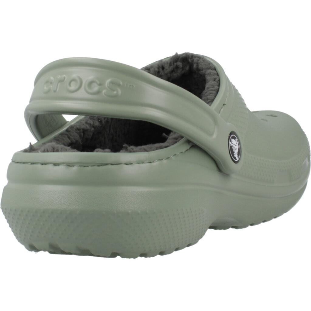 Sandały CROCS CLASSIC LINED CLOG Zielony 3/7