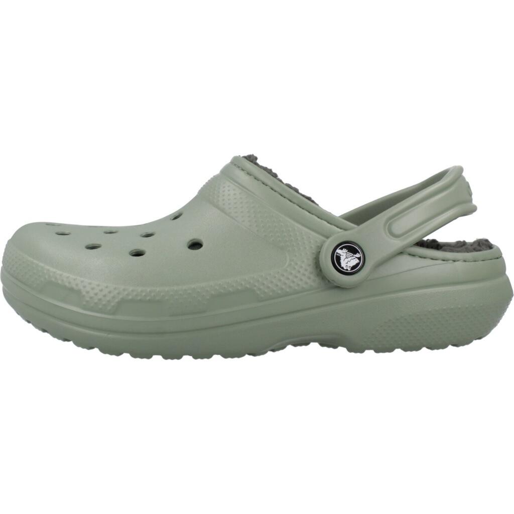Sandały CROCS CLASSIC LINED CLOG Zielony 2/7